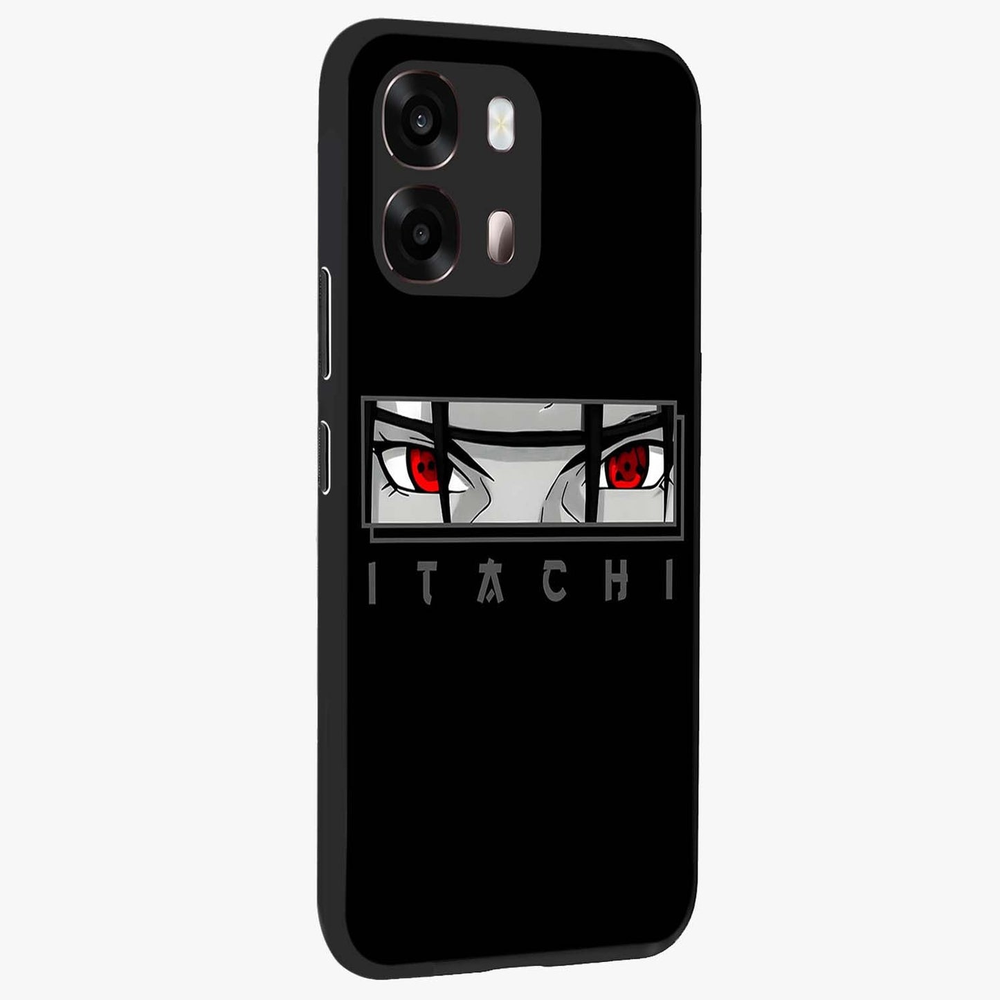 Scarlet Gaze Dominance Glass Case upright view showcasing powerful dramatic artwork with dominant artistic theme.