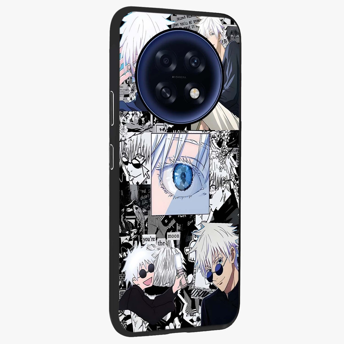Infinity Sorcerer Chaos Glass Case upright view showcasing dramatic sorcerer artwork with chaotic mystical theme.