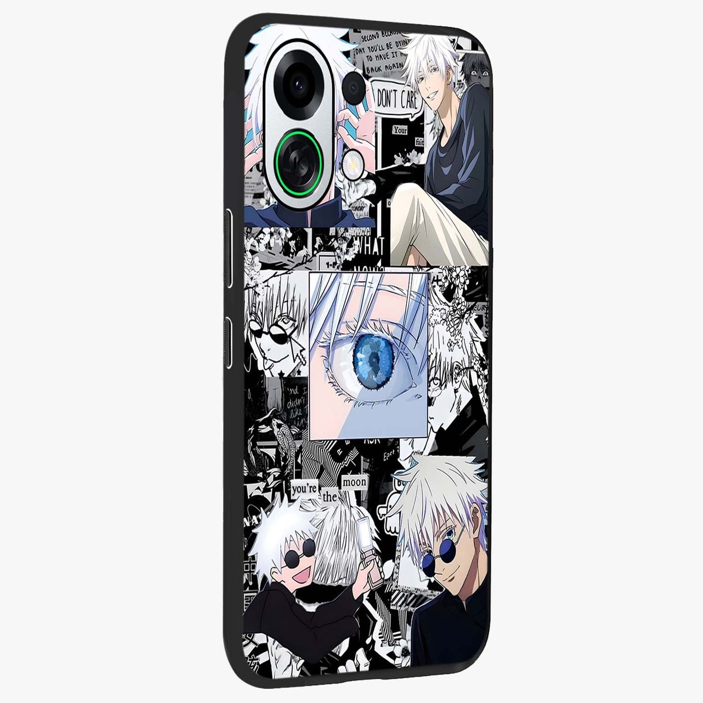 Infinity Sorcerer Chaos Glass Case upright view showcasing dramatic sorcerer artwork with chaotic mystical theme.