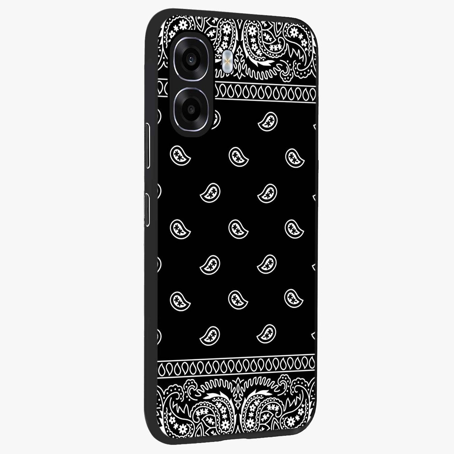 Retro Rebel Threads Glass Case upright view showcasing stylish vintage artwork with bold retro theme.
