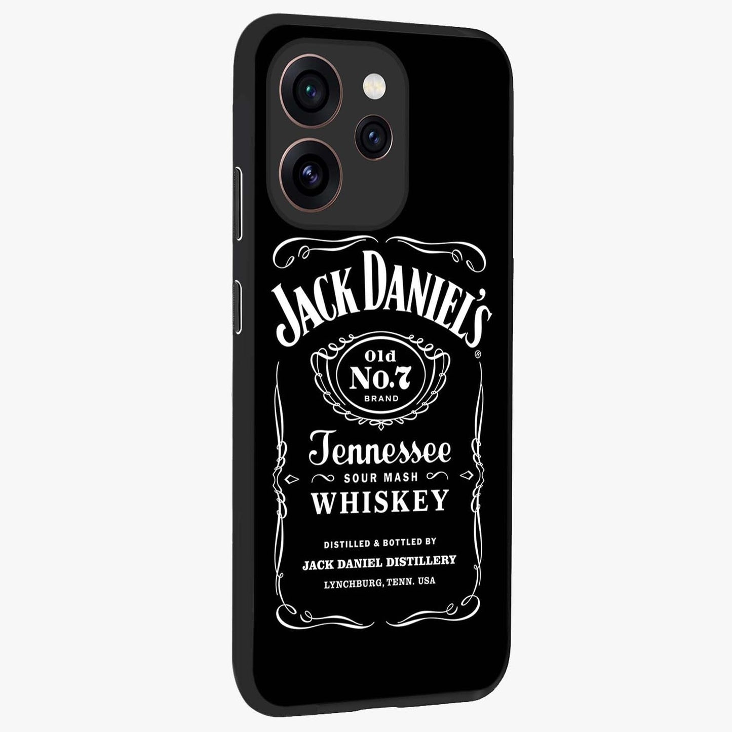 Vintage Whiskey Heritage Glass Case upright view showcasing stylish vintage whiskey artwork with timeless bar culture theme.
