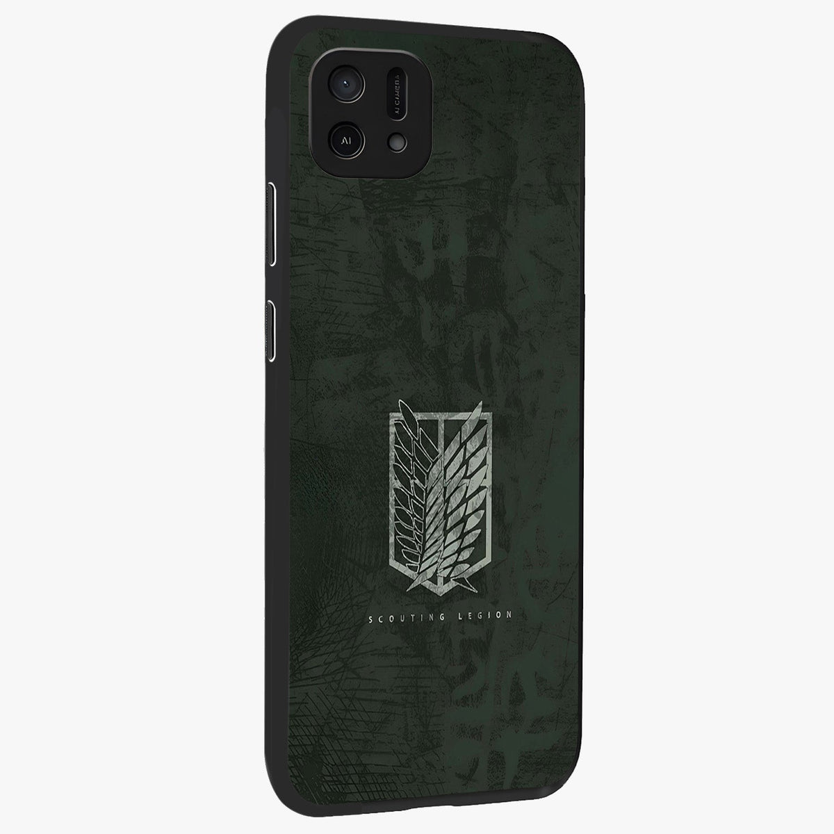 Wings Of Freedom Glass Case upright view showcasing powerful wings artwork with freedom themed design.