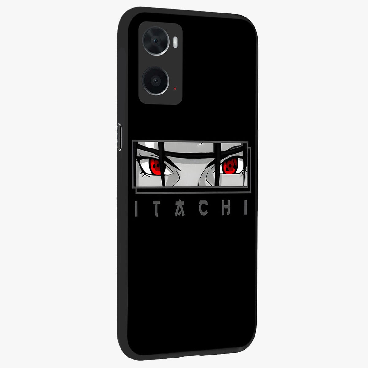 Scarlet Gaze Dominance Glass Case upright view showcasing powerful dramatic artwork with dominant artistic theme.