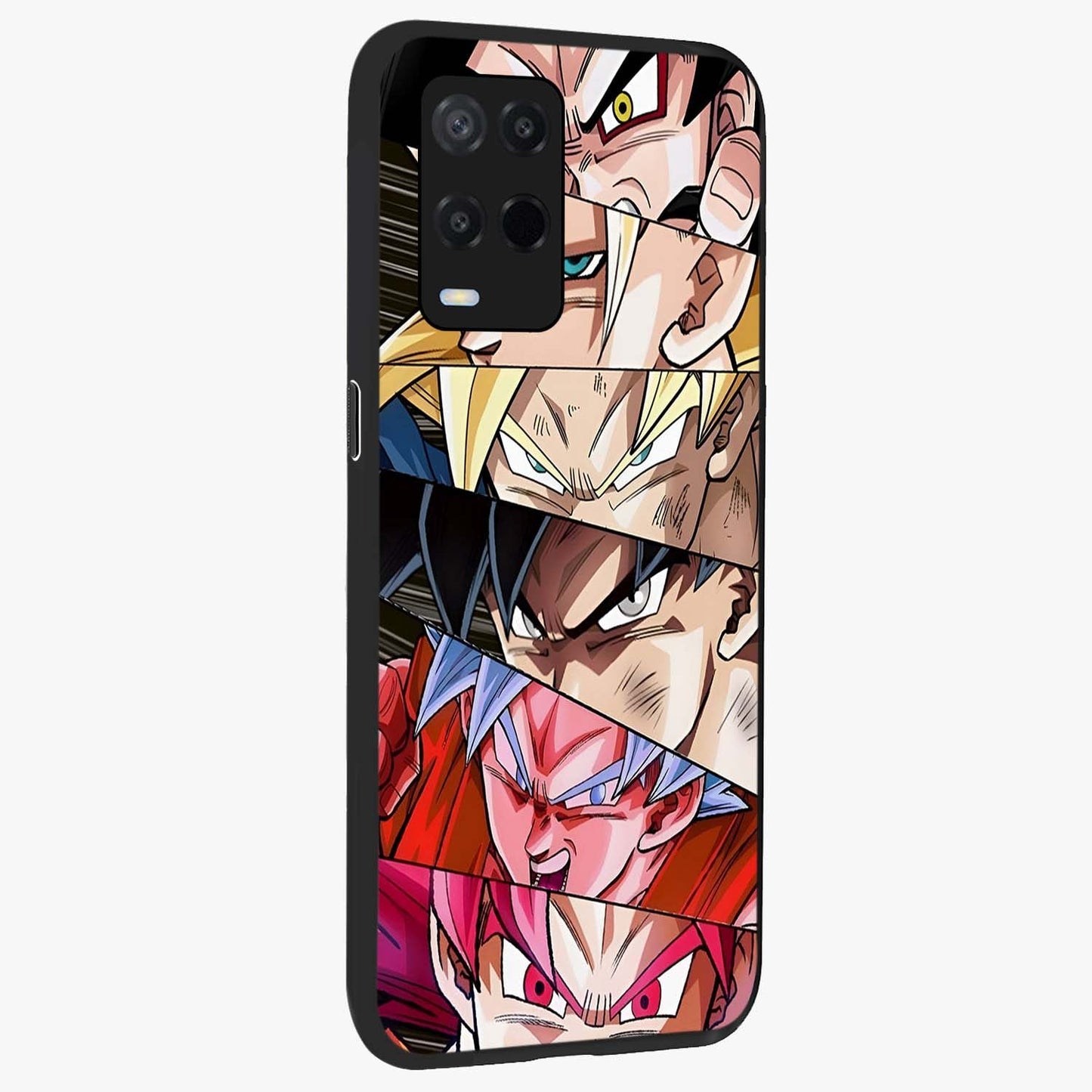Anime Character Glass Case upright view showcasing expressive anime artwork with bold graphic style.