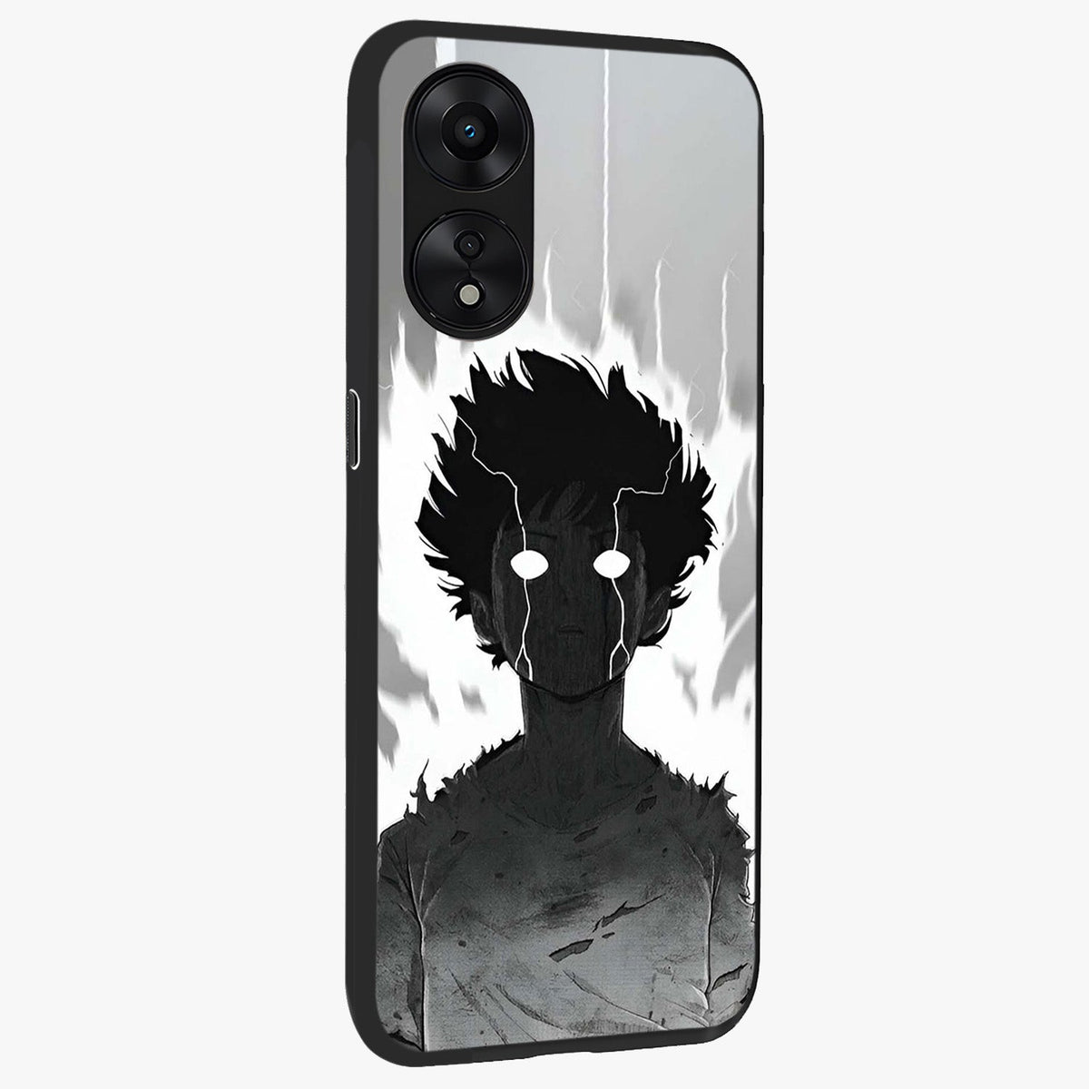Awakened Inner Rage Glass Case upright view showcasing dramatic artwork with strong expressive aesthetic.