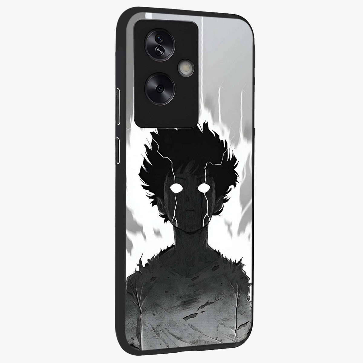 Awakened Inner Rage Glass Case upright view showcasing dramatic artwork with strong expressive aesthetic.