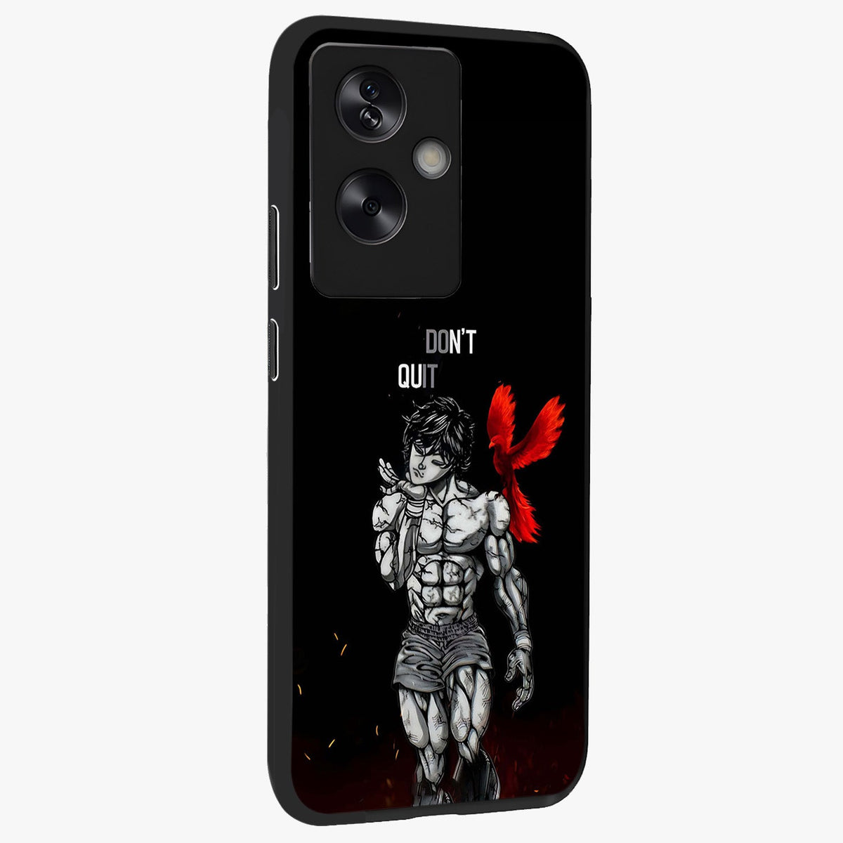 Rise Beyond Limits Glass Case upright view showcasing powerful inspirational artwork with uplifting theme.