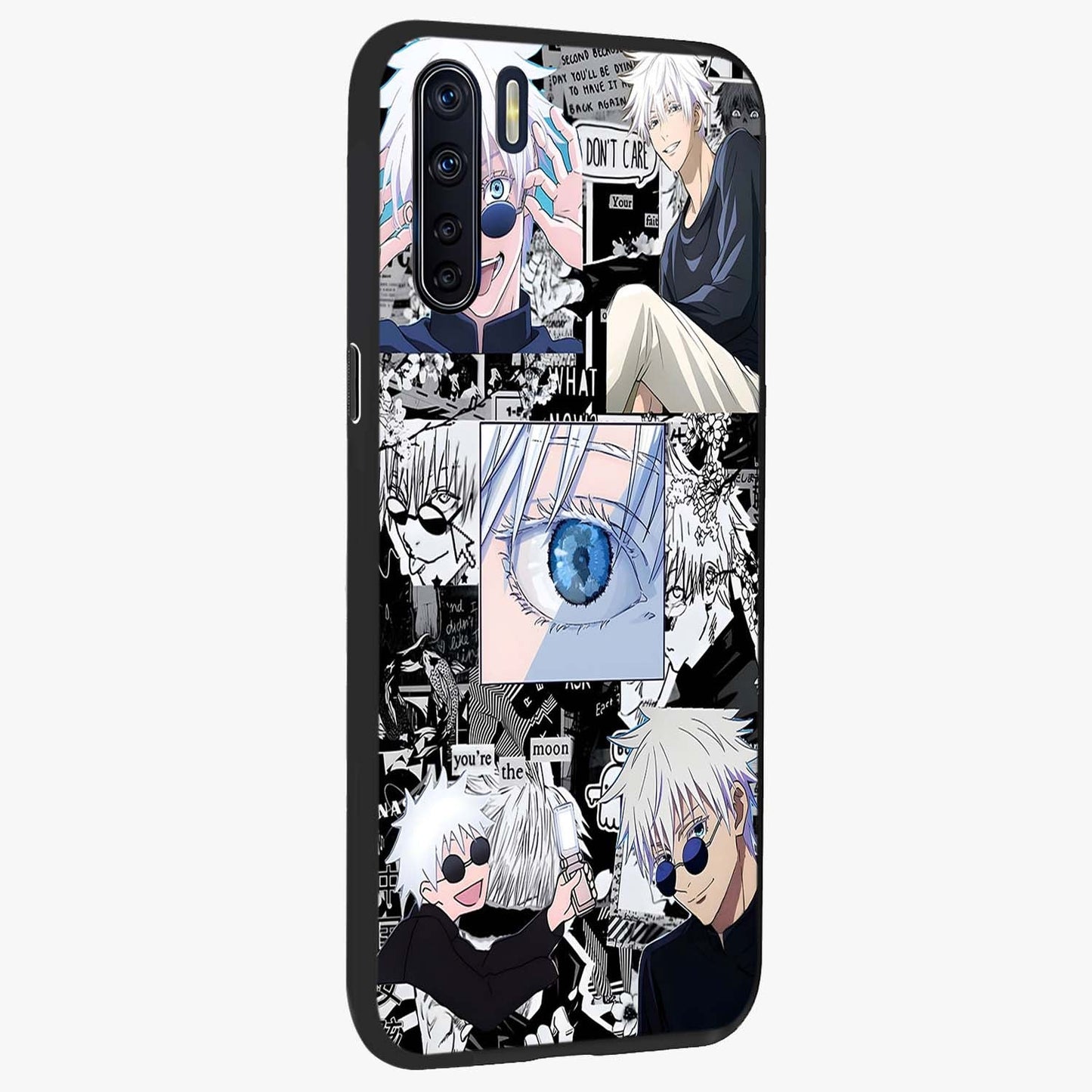 Infinity Sorcerer Chaos Glass Case upright view showcasing dramatic sorcerer artwork with chaotic mystical theme.