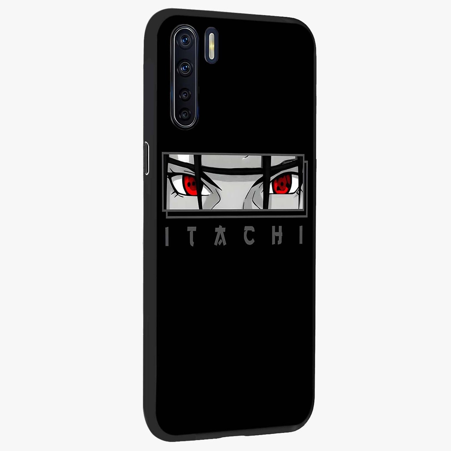 Scarlet Gaze Dominance Glass Case upright view showcasing powerful dramatic artwork with dominant artistic theme.