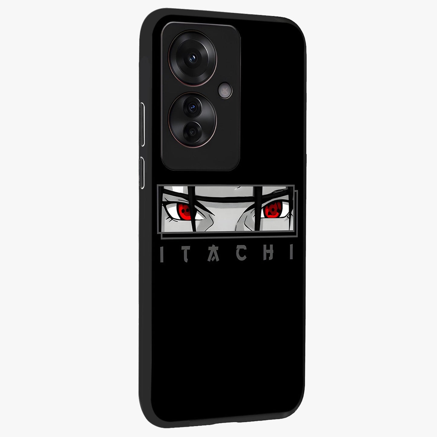Scarlet Gaze Dominance Glass Case upright view showcasing powerful dramatic artwork with dominant artistic theme.
