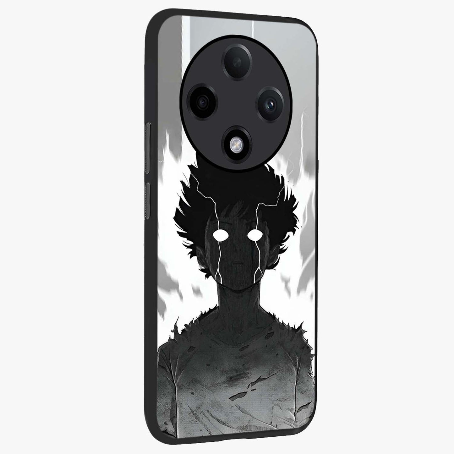 Awakened Inner Rage Glass Case upright view showcasing dramatic artwork with strong expressive aesthetic.