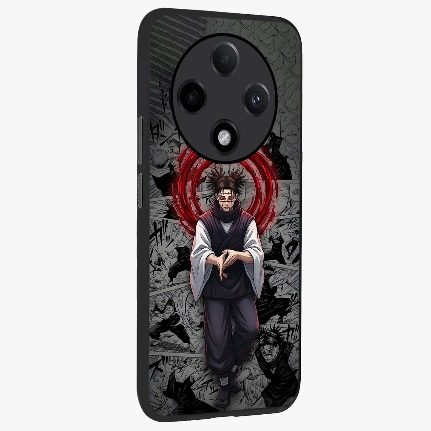 Cursed Ritual Ascension Glass Case upright view showcasing powerful ascension artwork with dark fantasy theme.