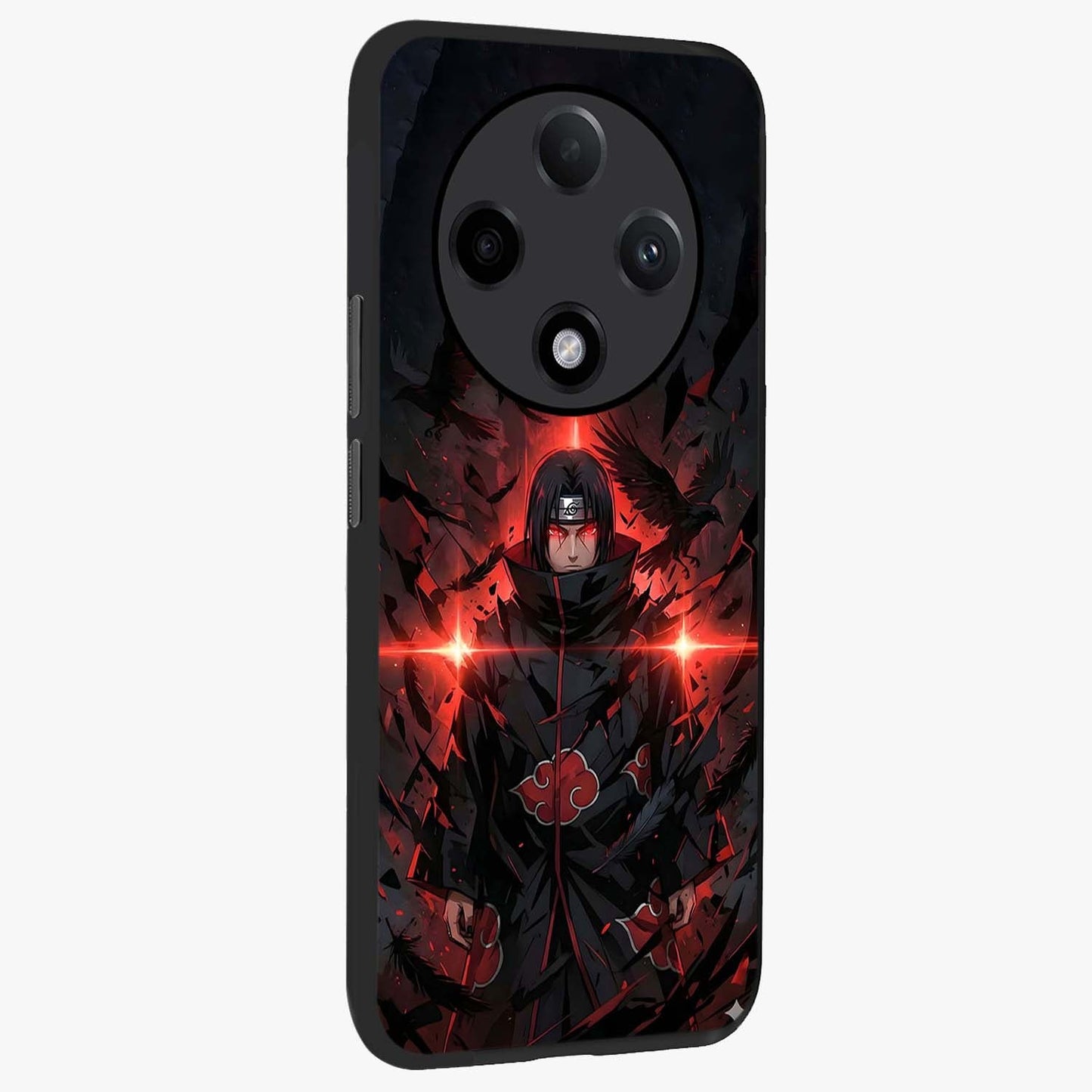 Focus Mode On Glass Case upright view showcasing strong typography statement with sleek motivational theme.
