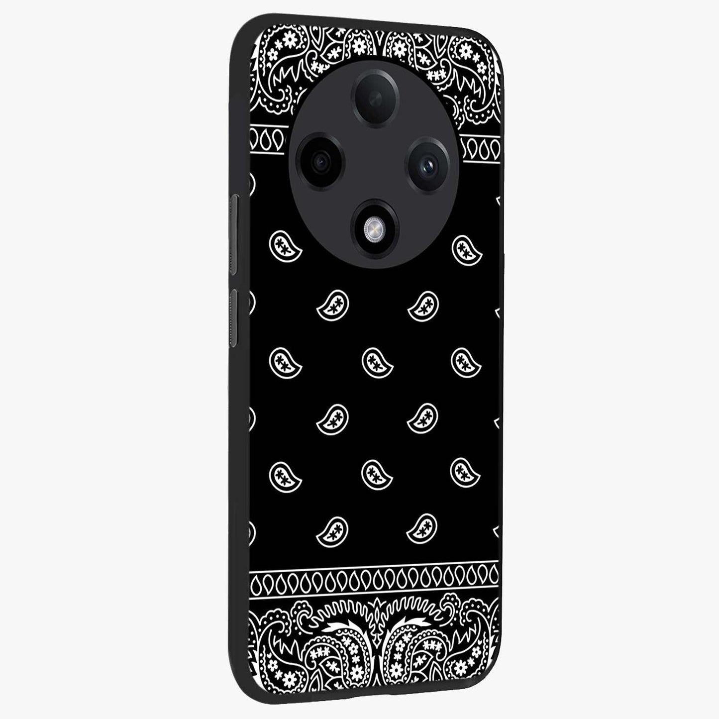 Retro Rebel Threads Glass Case upright view showcasing stylish vintage artwork with bold retro theme.
