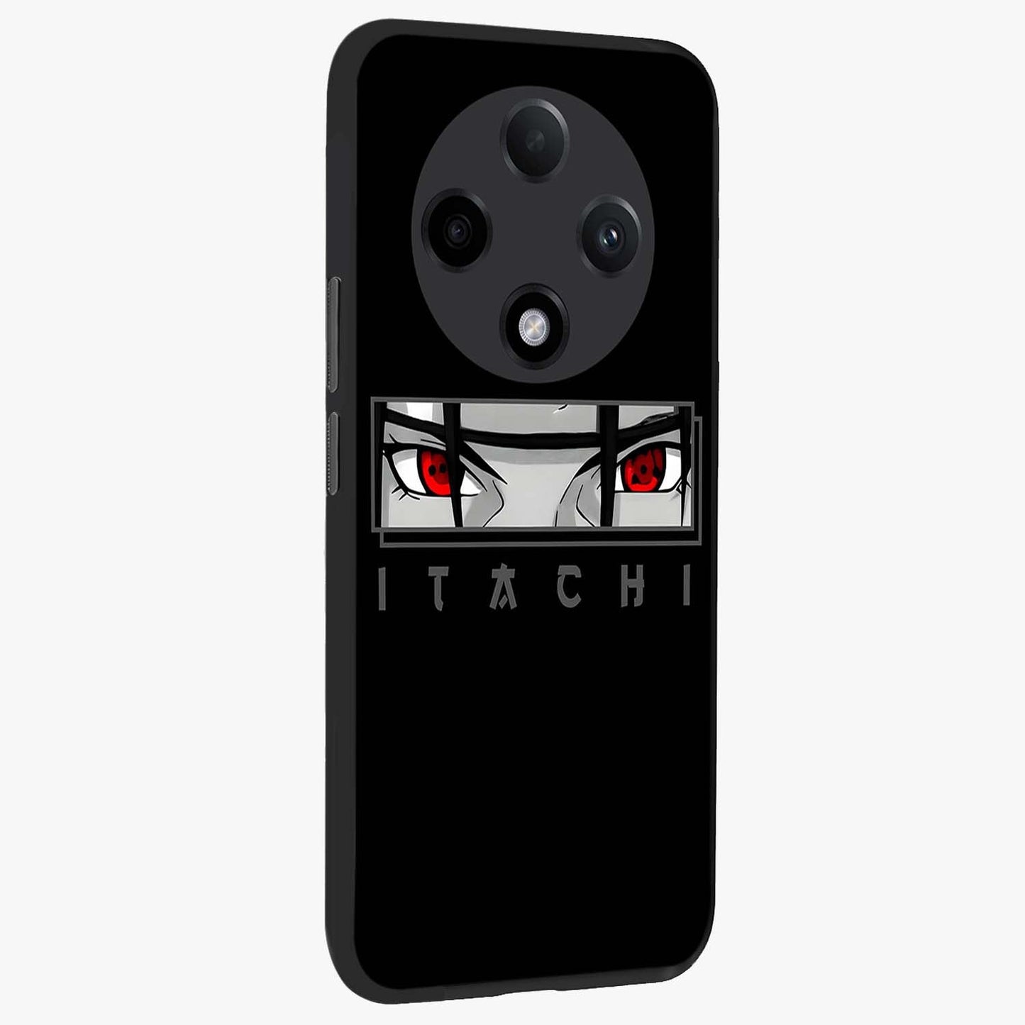 Scarlet Gaze Dominance Glass Case upright view showcasing powerful dramatic artwork with dominant artistic theme.