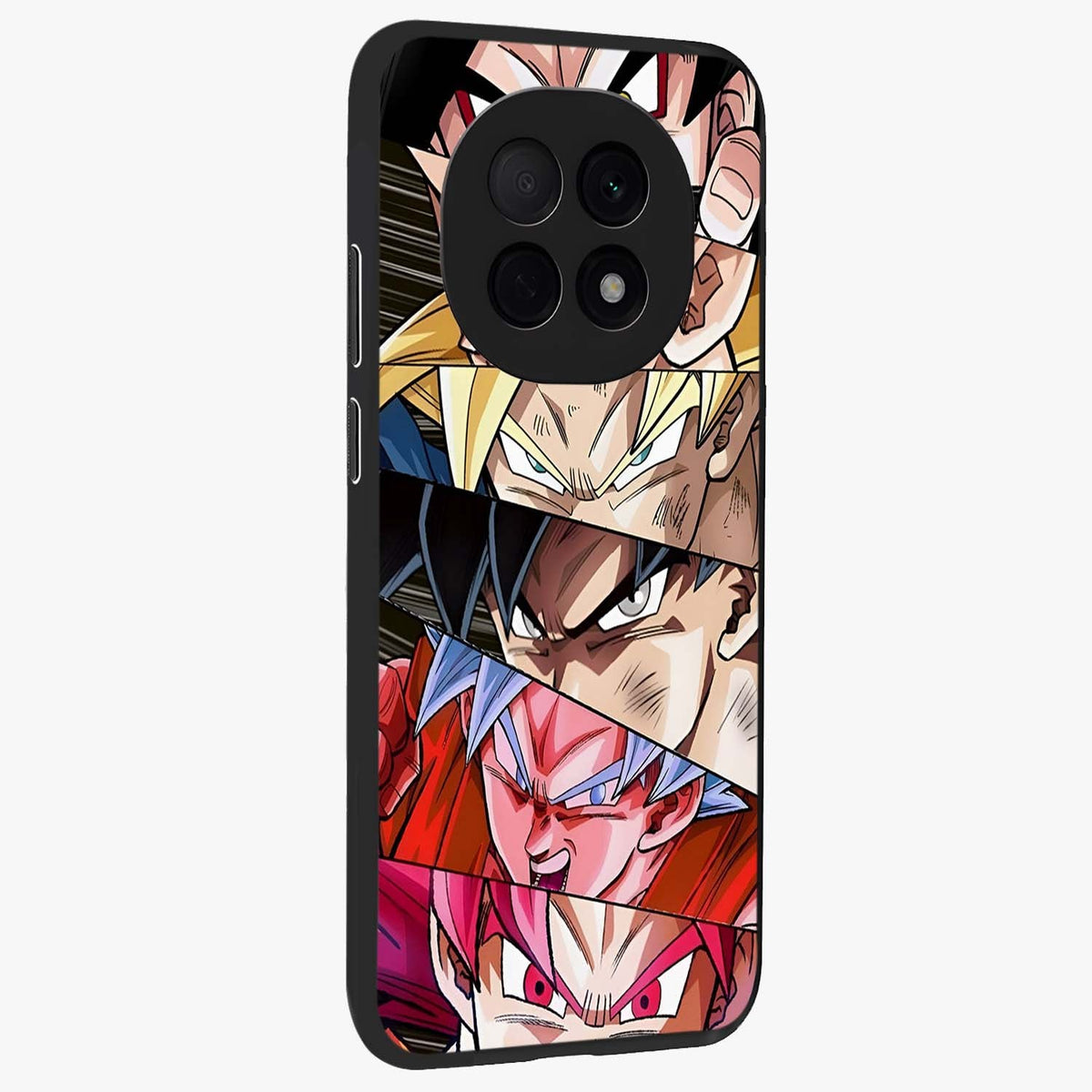 Anime Character Glass Case upright view showcasing expressive anime artwork with bold graphic style.