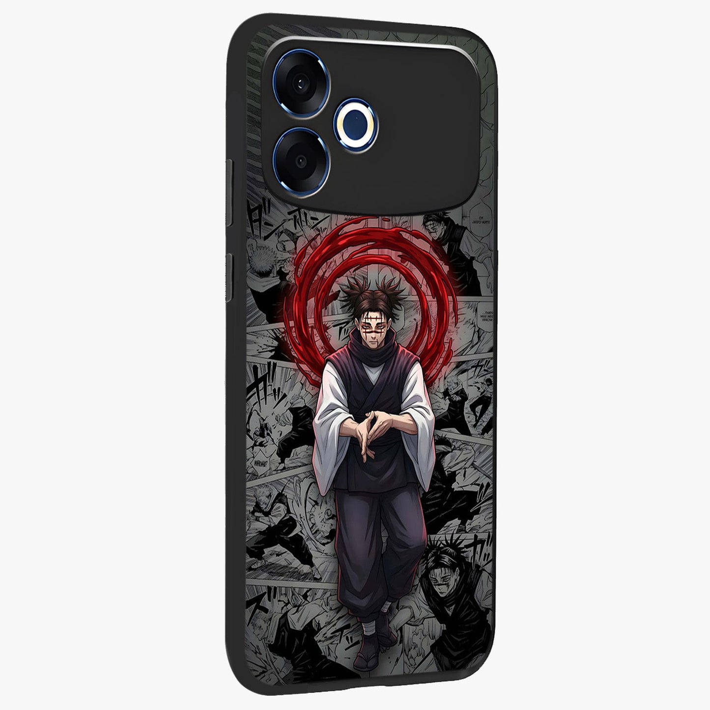Cursed Ritual Ascension Glass Case upright view showcasing powerful ascension artwork with dark fantasy theme.