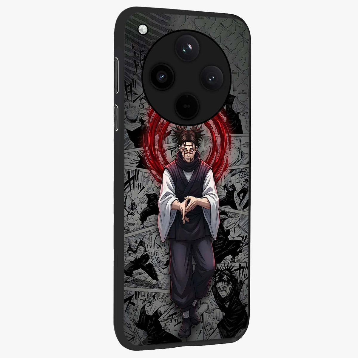 Cursed Ritual Ascension Glass Case upright view showcasing powerful ascension artwork with dark fantasy theme.