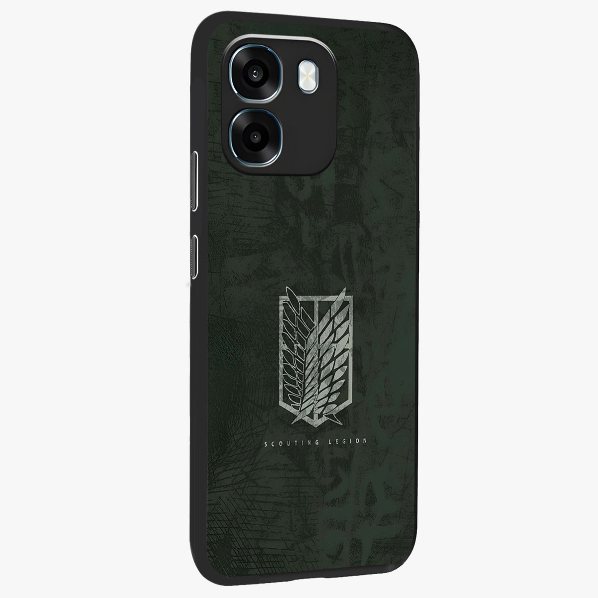 Wings Of Freedom Glass Case upright view showcasing powerful wings artwork with freedom themed design.