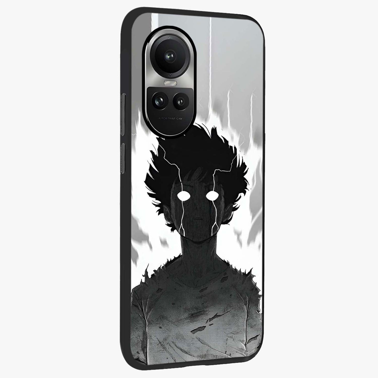 Awakened Inner Rage Glass Case upright view showcasing dramatic artwork with strong expressive aesthetic.