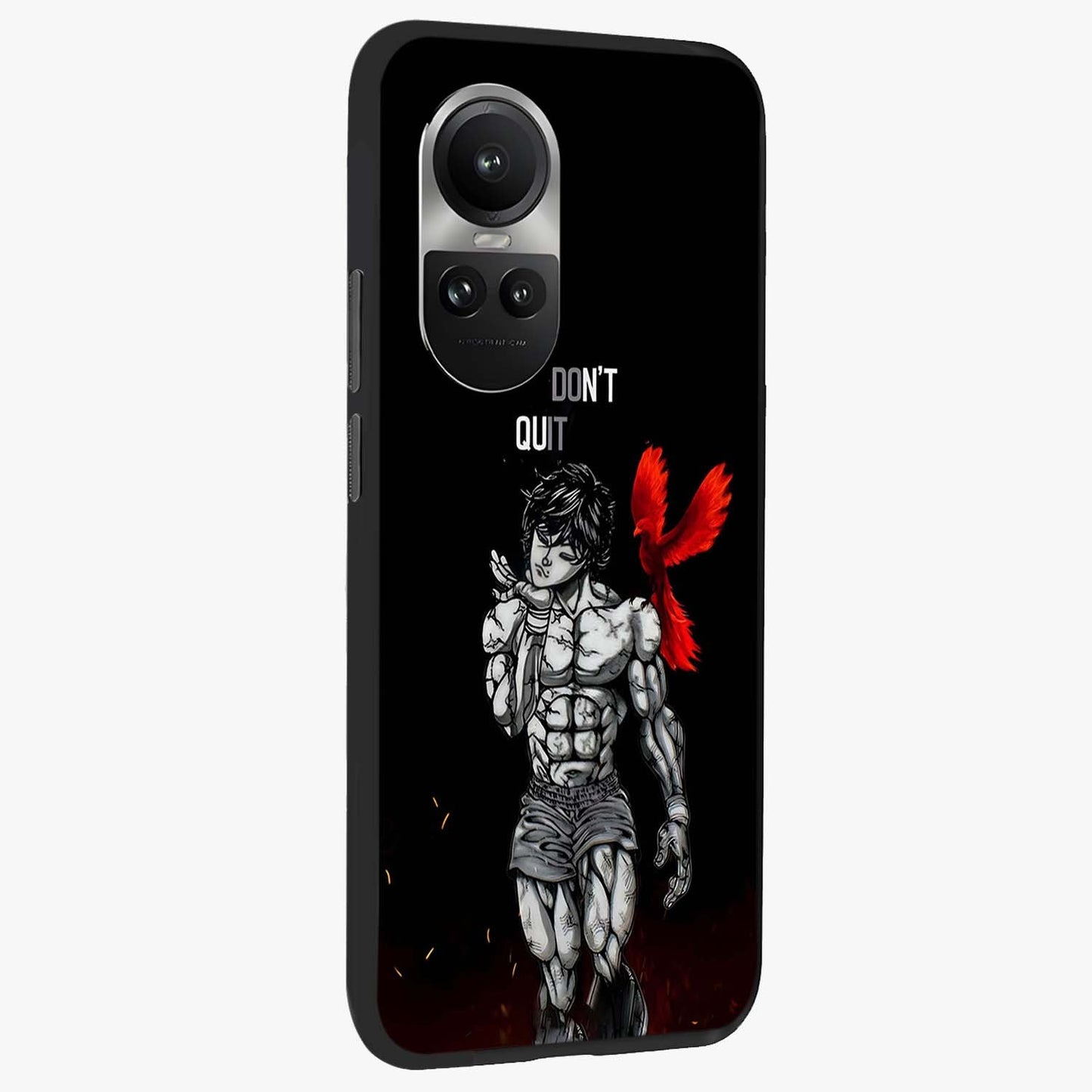 Rise Beyond Limits Glass Case upright view showcasing powerful inspirational artwork with uplifting theme.