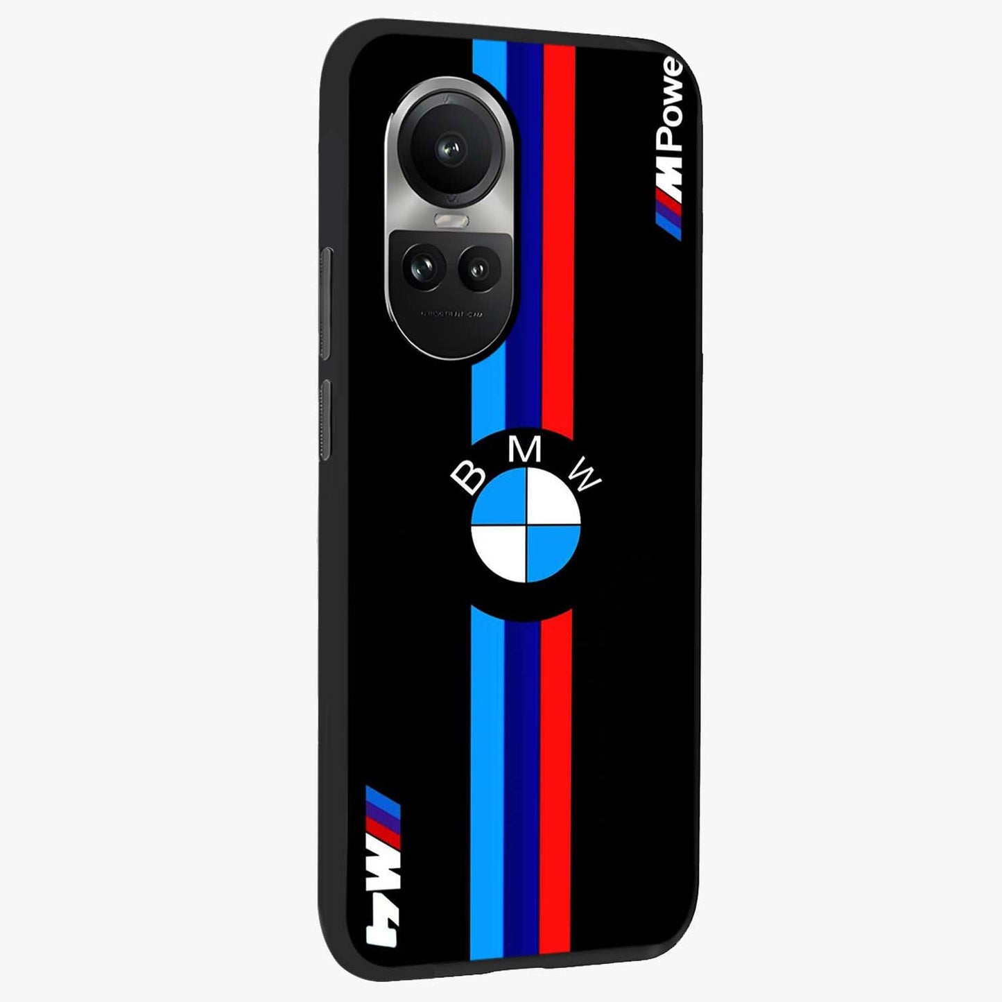 Turbo BMW Beast Glass Case upright view showcasing powerful car artwork with modern motorsport theme.