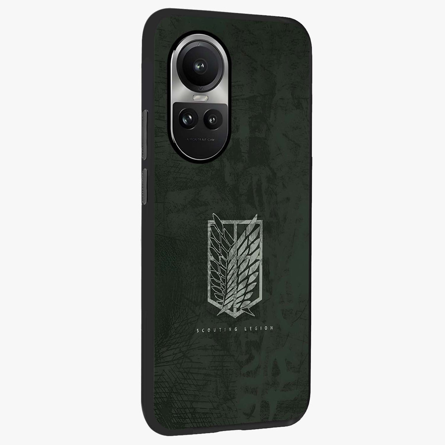Wings Of Freedom Glass Case upright view showcasing powerful wings artwork with freedom themed design.