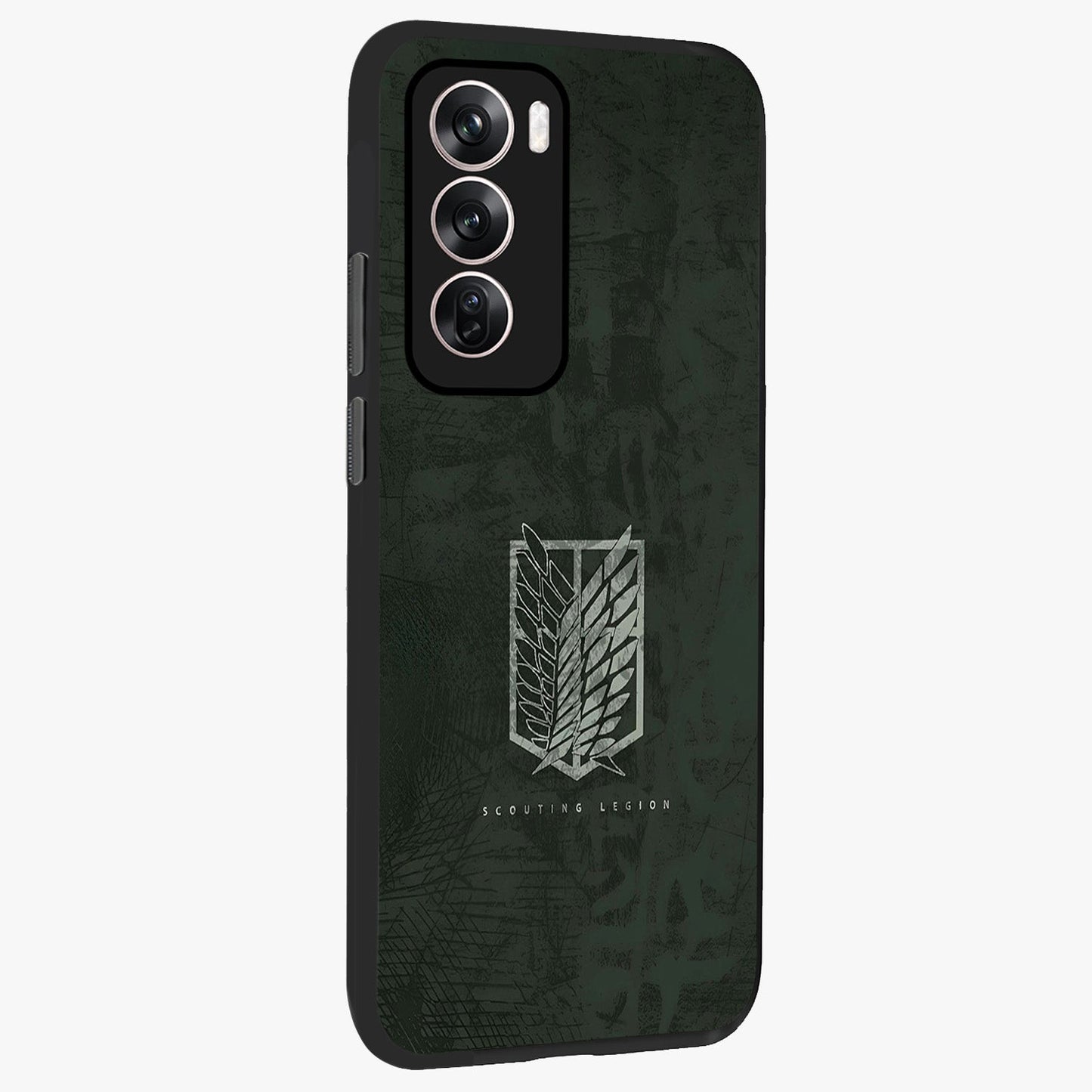 Wings Of Freedom Glass Case upright view showcasing powerful wings artwork with freedom themed design.