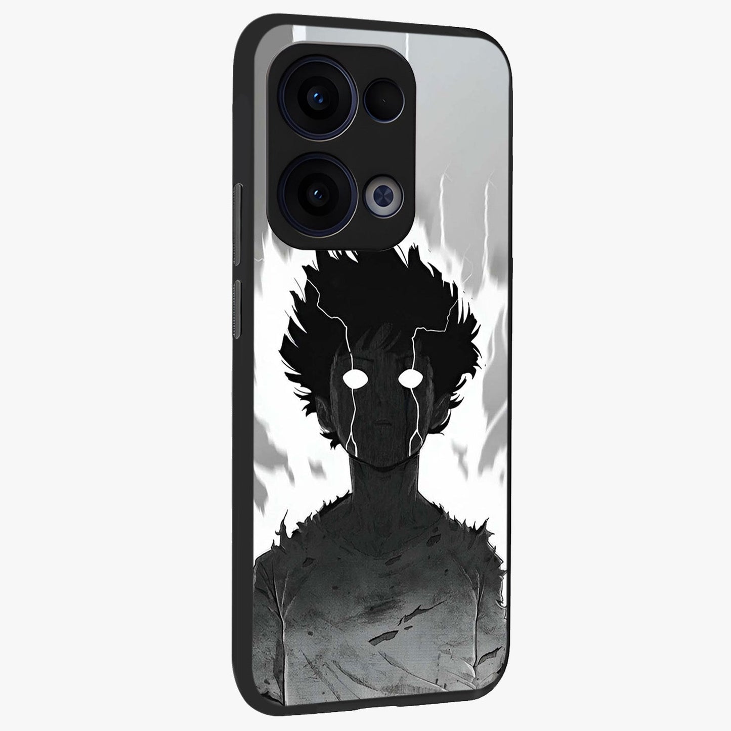 Awakened Inner Rage Glass Case upright view showcasing dramatic artwork with strong expressive aesthetic.