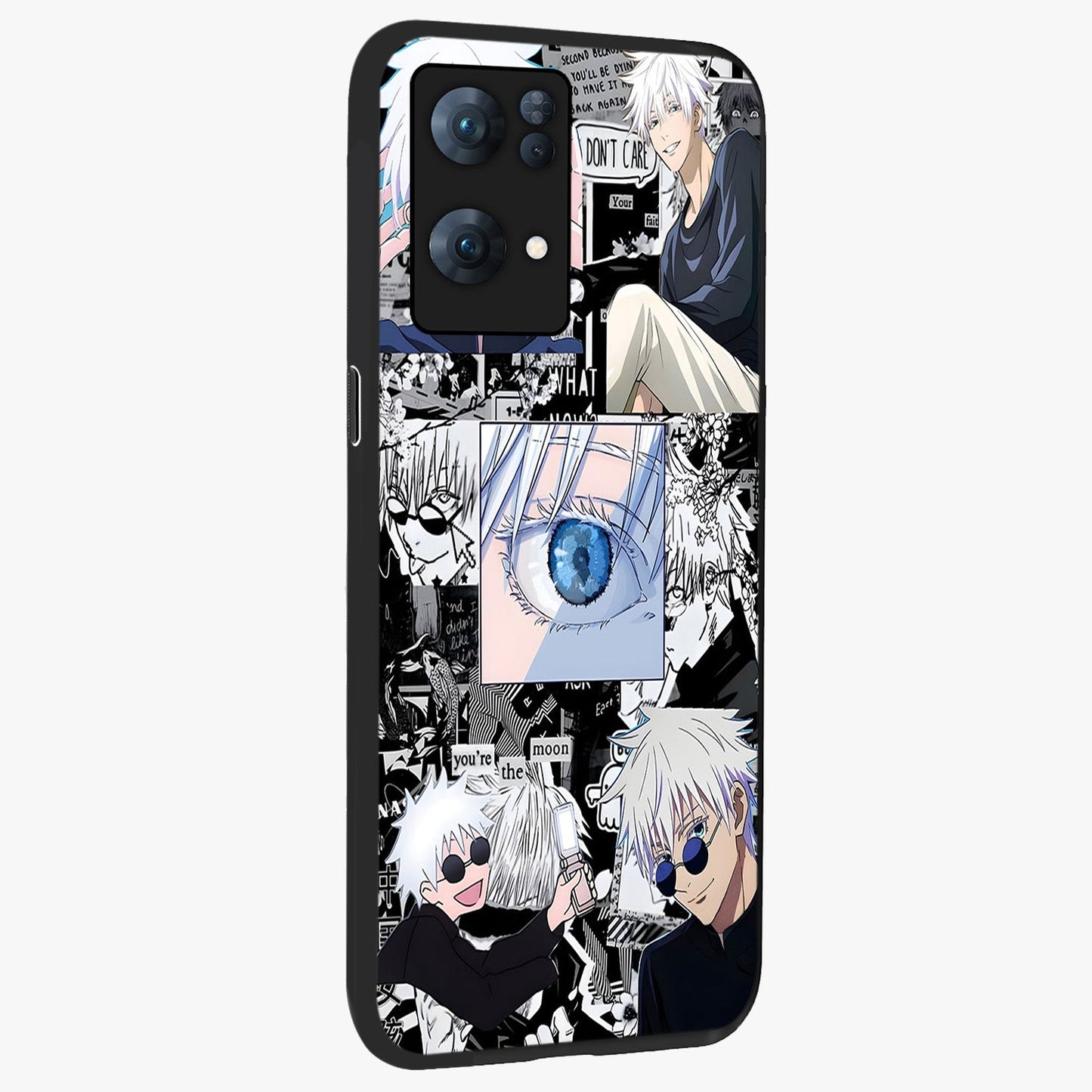 Infinity Sorcerer Chaos Glass Case upright view showcasing dramatic sorcerer artwork with chaotic mystical theme.