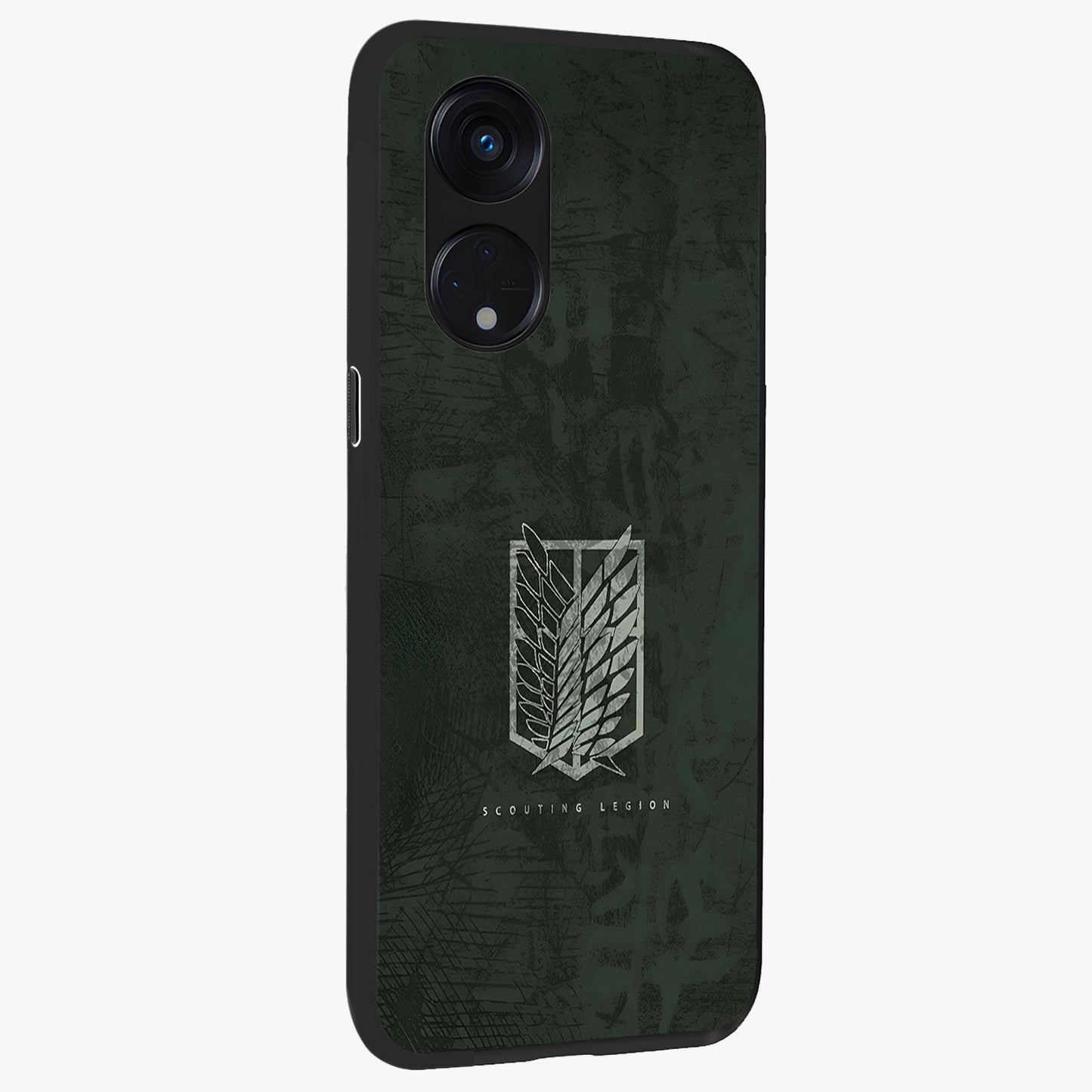 Wings Of Freedom Glass Case upright view showcasing powerful wings artwork with freedom themed design.