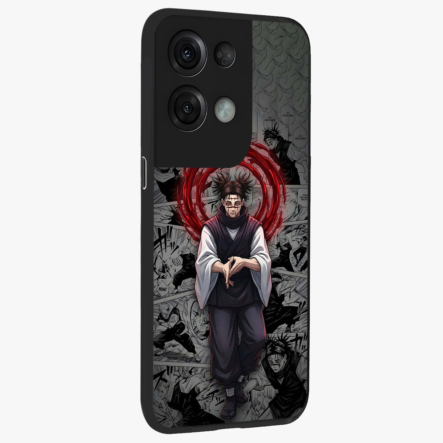 Cursed Ritual Ascension Glass Case upright view showcasing powerful ascension artwork with dark fantasy theme.