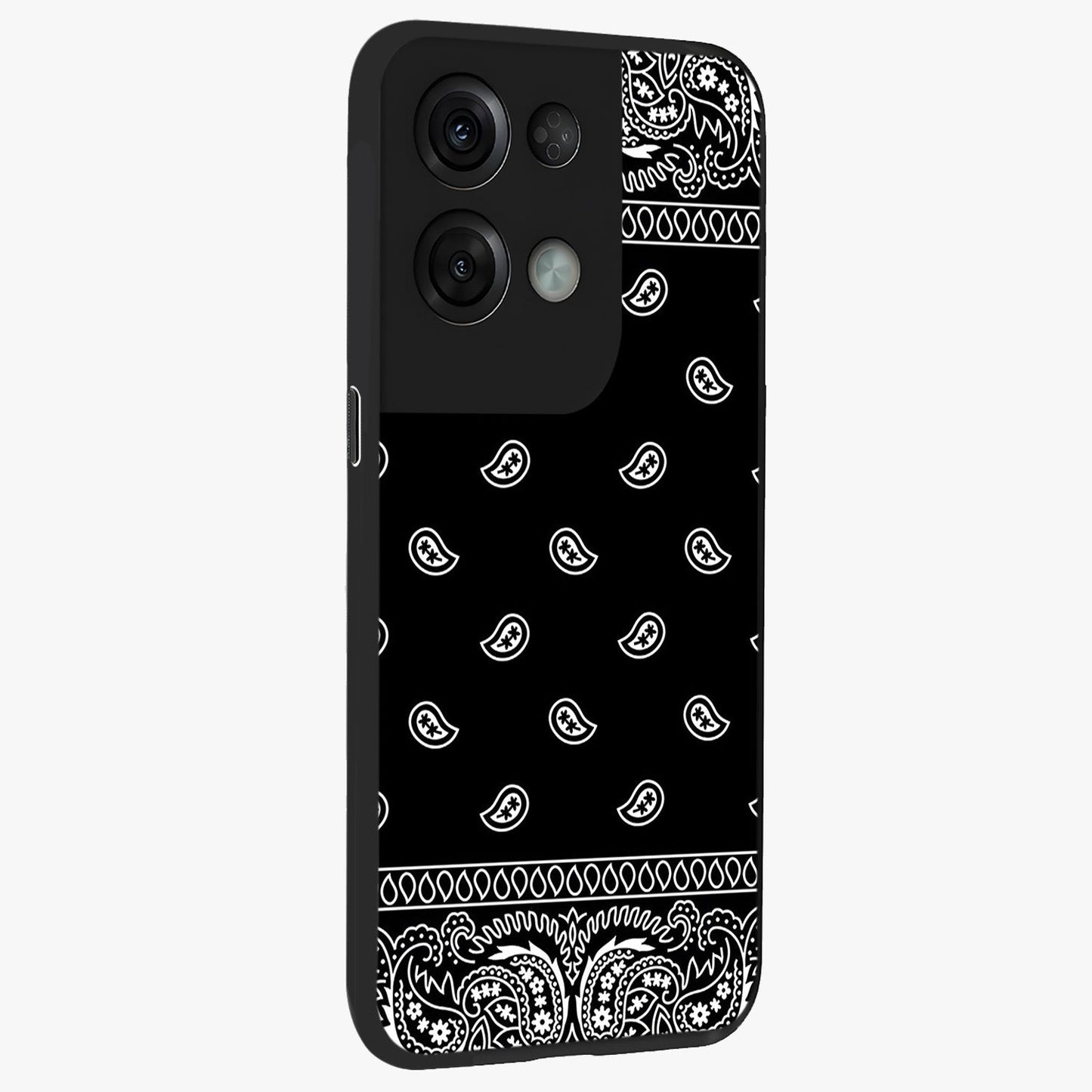 Retro Rebel Threads Glass Case upright view showcasing stylish vintage artwork with bold retro theme.