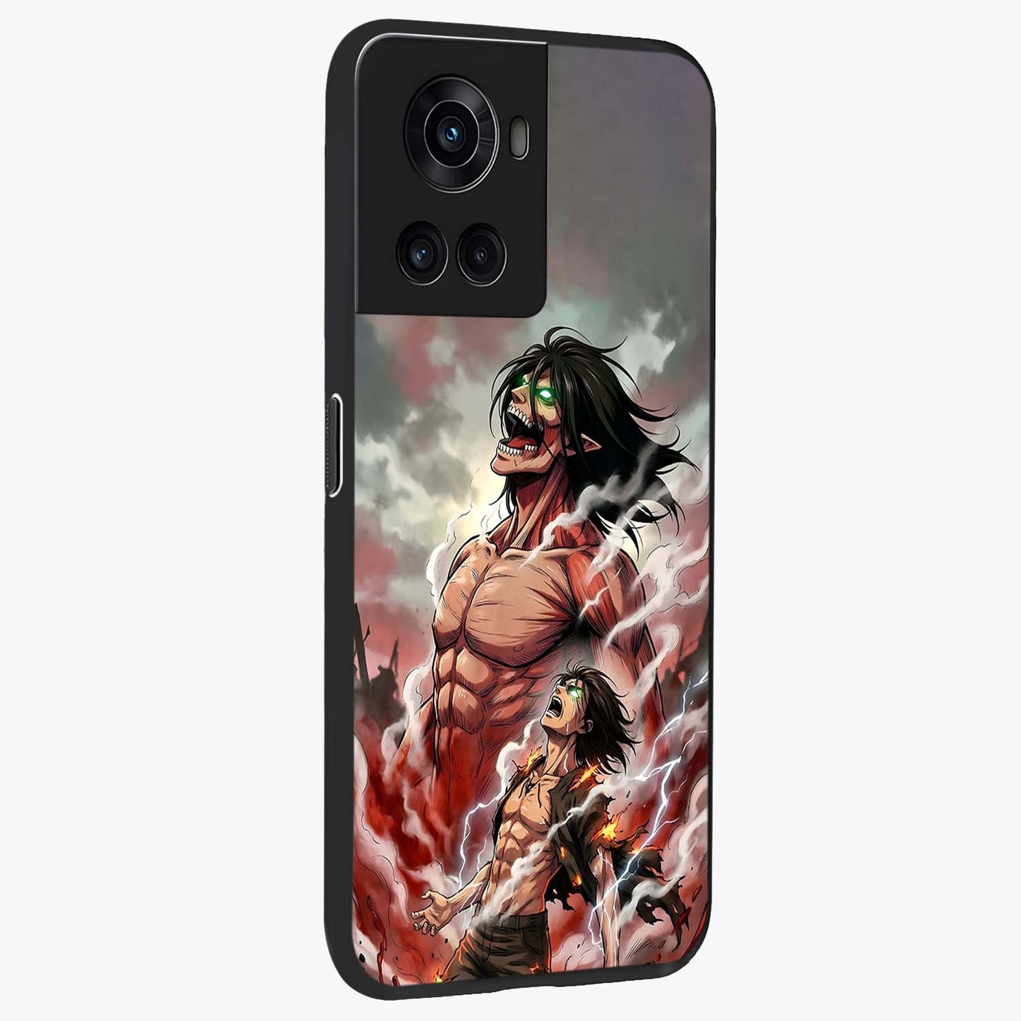 Titan Awakening Fury Glass Case for OnePlus 10R |1+10R