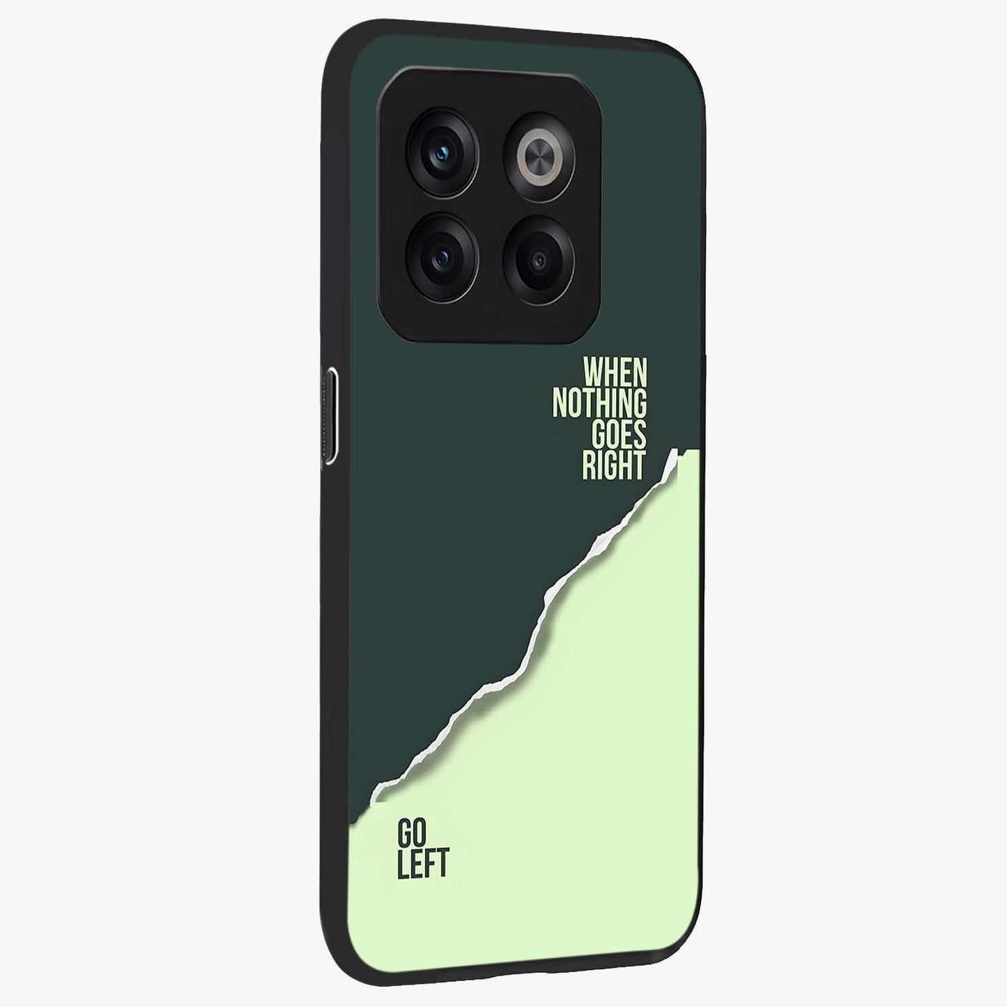 Let Go Quote Glass Case for OnePlus 10T |1+10T