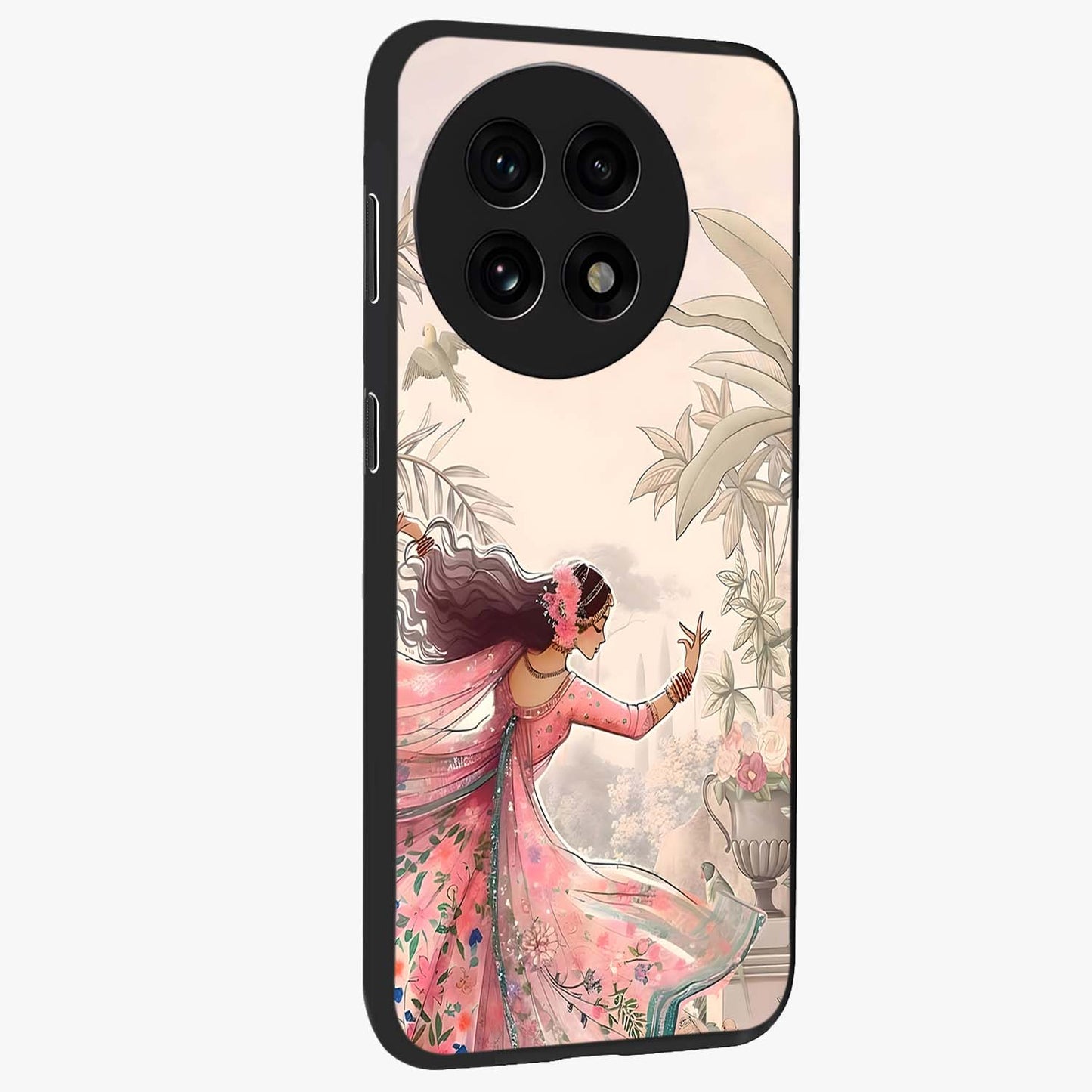 Graceful Garden Rhythm Glass Case for OnePlus 13R |1+13R