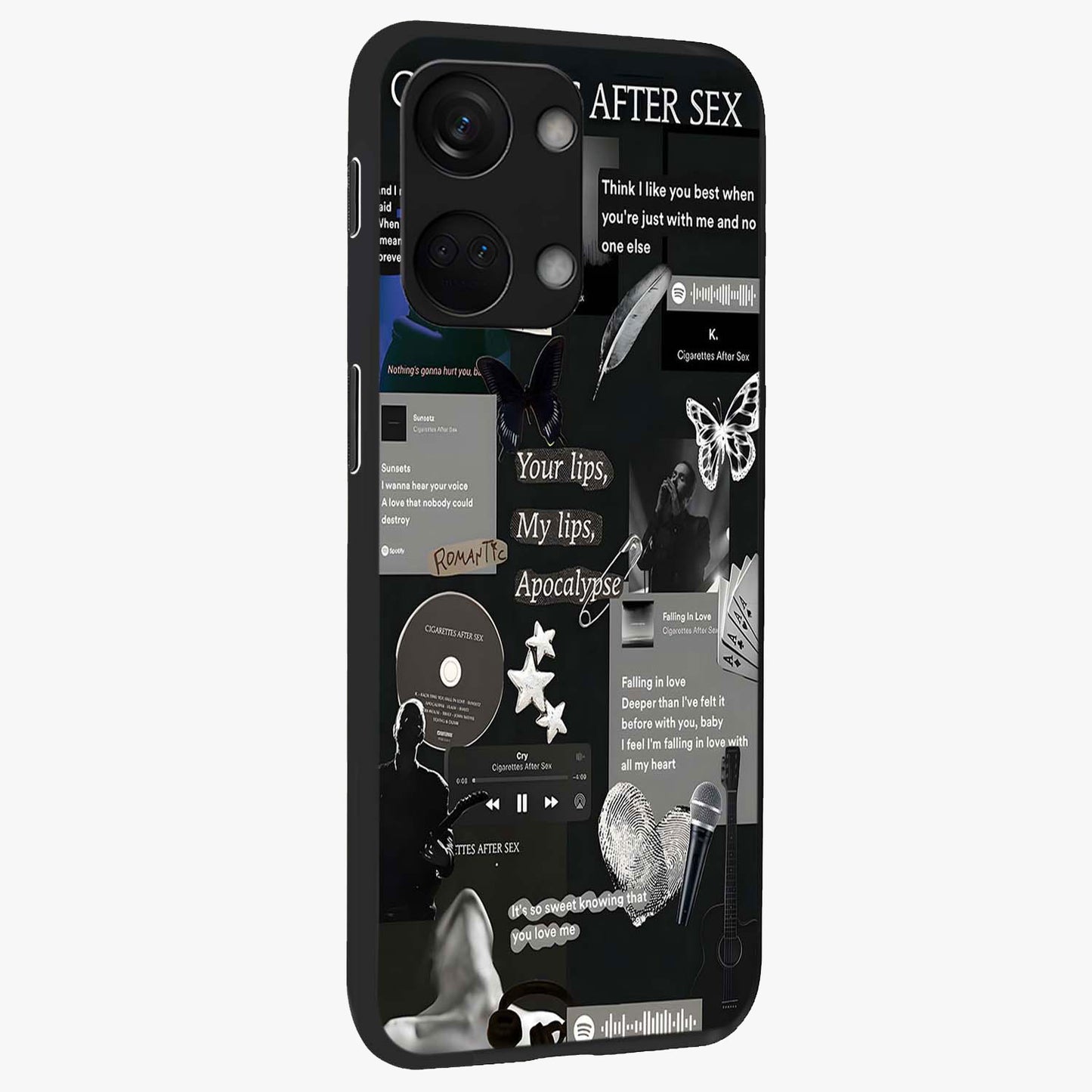 Midnight Love Echo Glass Case for OnePlus Nord 3 |1+Nord 3