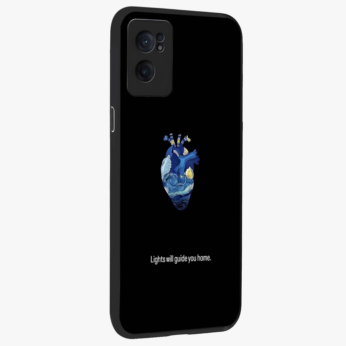 Starry Heart Compass Glass Case for OnePlus Nord CE 2 |1+Nord CE 2