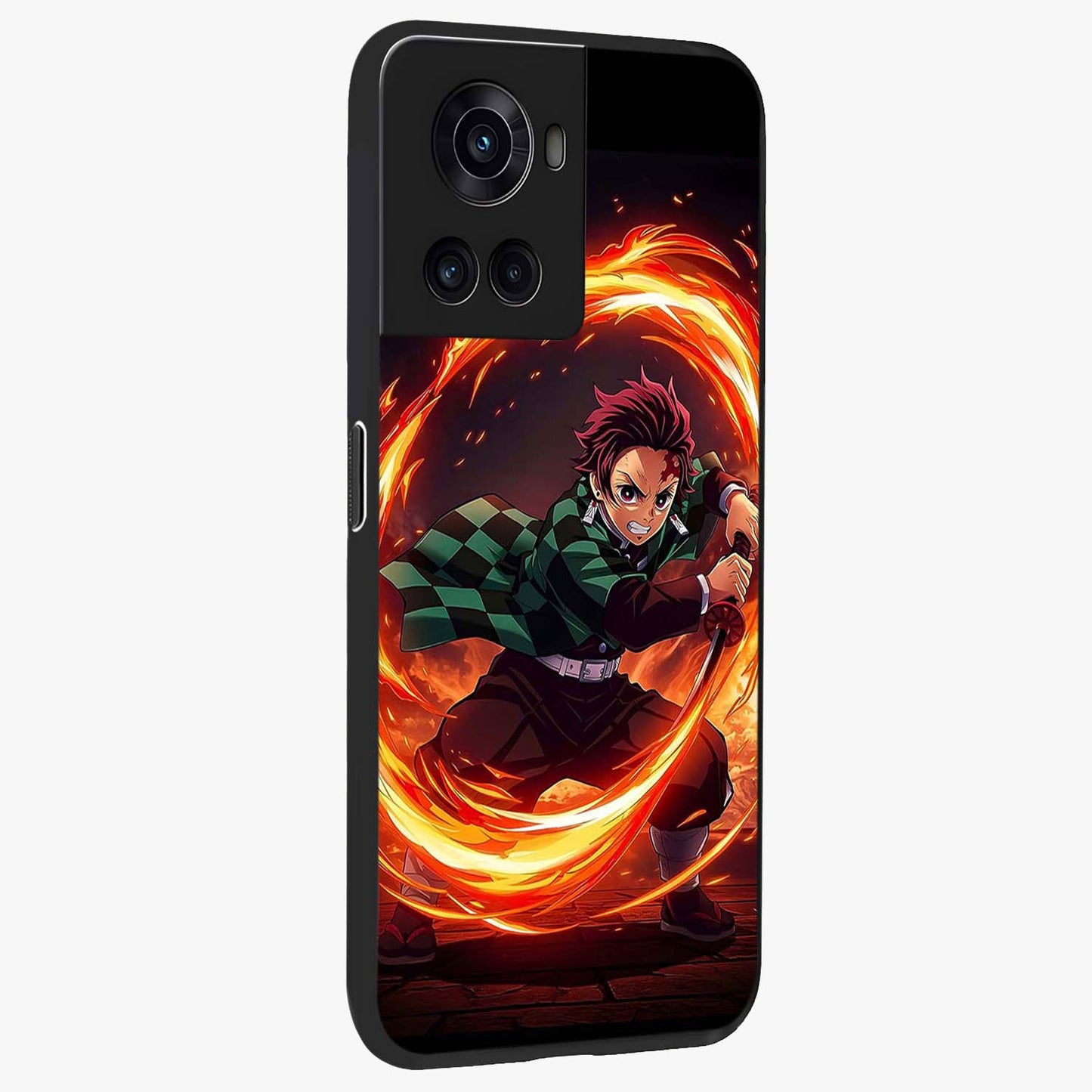 Blazing Sword Resolve Glass Case for 1+10R displayed upright for strong warrior visibility and premium finish.