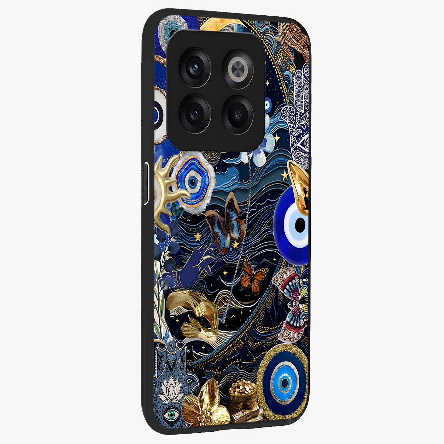 Celestial Blessing Shield Glass Case for 1+10T side perspective highlighting intricate blessing shield details
