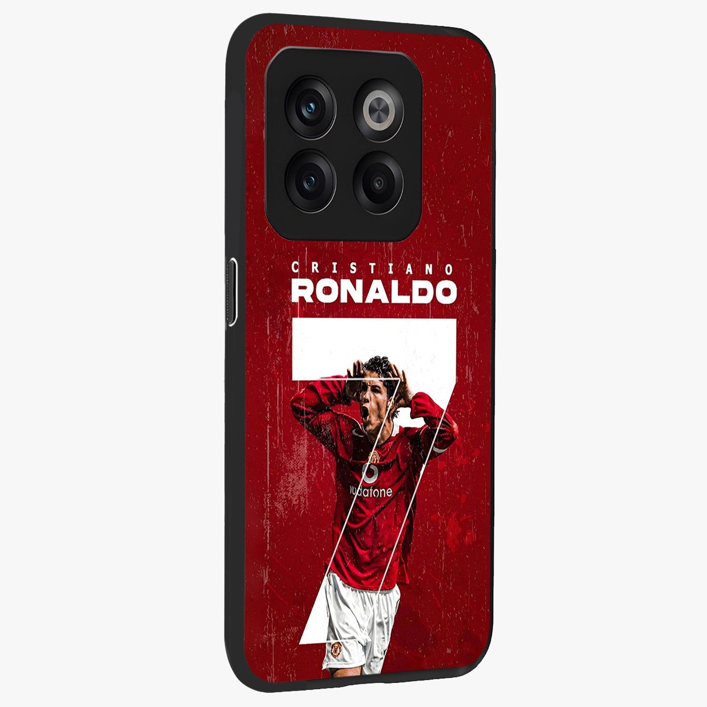 Goal Celebration Legacy Glass Case for 1+10T side perspective highlighting bold detailing and premium edge finish
