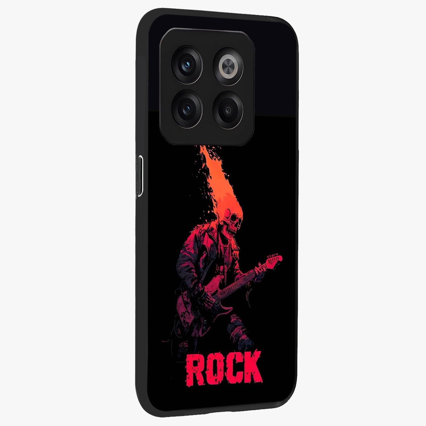 Hellfire Rock Anthem Glass Case for 1+10T displayed upright for powerful statement visibility and premium finish.