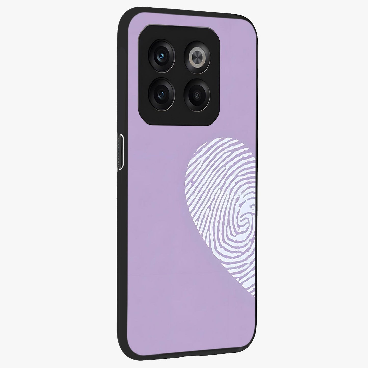 One Heart Identity Glass Case for 1+10T side perspective highlighting clean detailing and sleek premium build