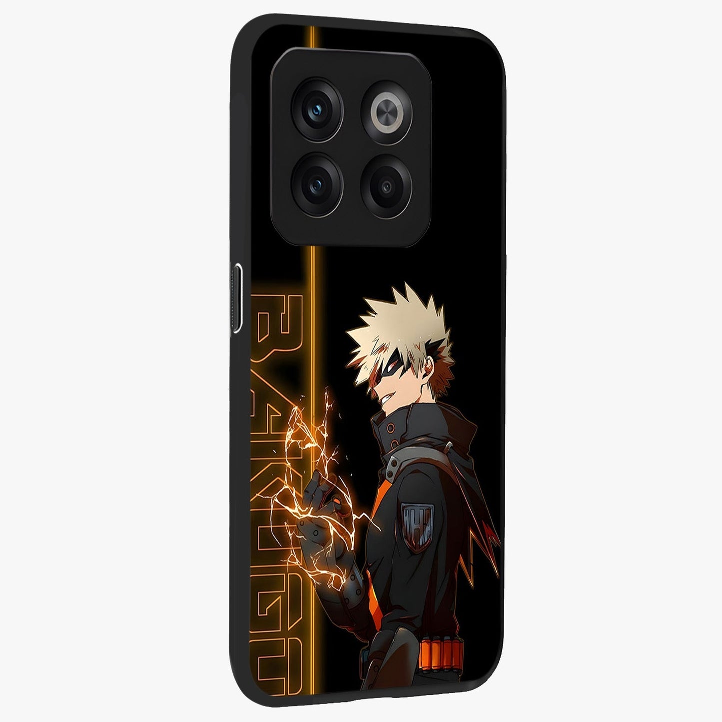 Silent Gang Authority Glass Case for 1+10T side perspective highlighting strong graphic textures and sleek build