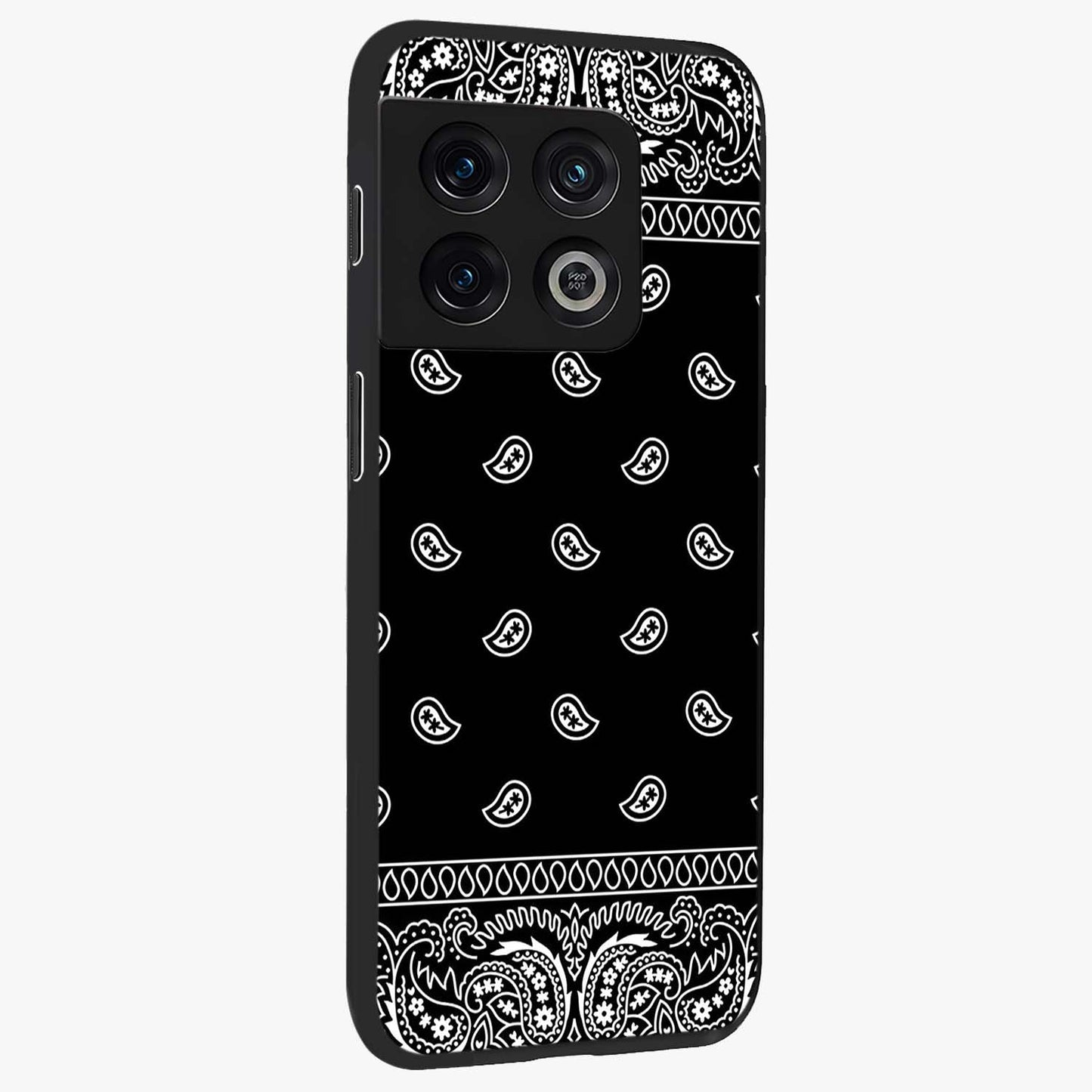 Retro Rebel Threads Glass Case upright view showcasing stylish vintage artwork with bold retro theme.