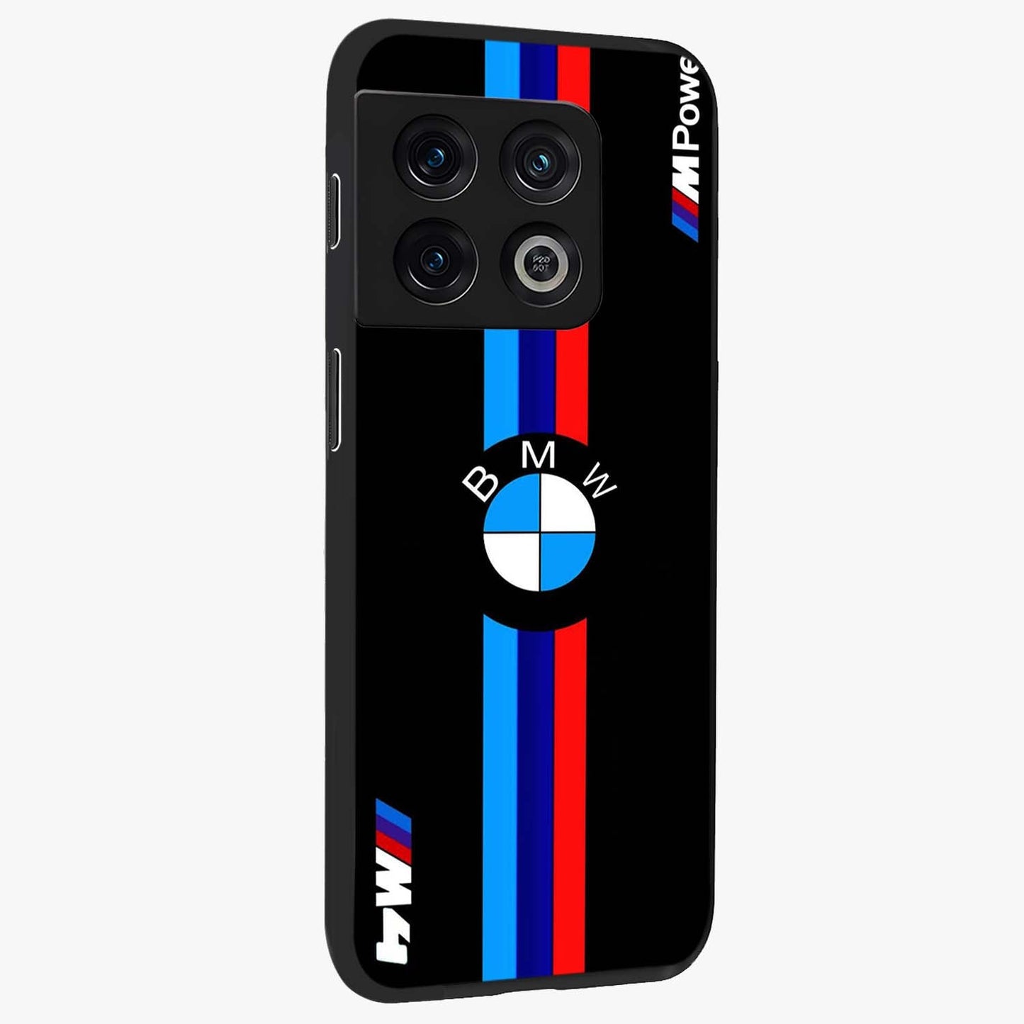 Turbo BMW Beast Glass Case upright view showcasing powerful car artwork with modern motorsport theme.