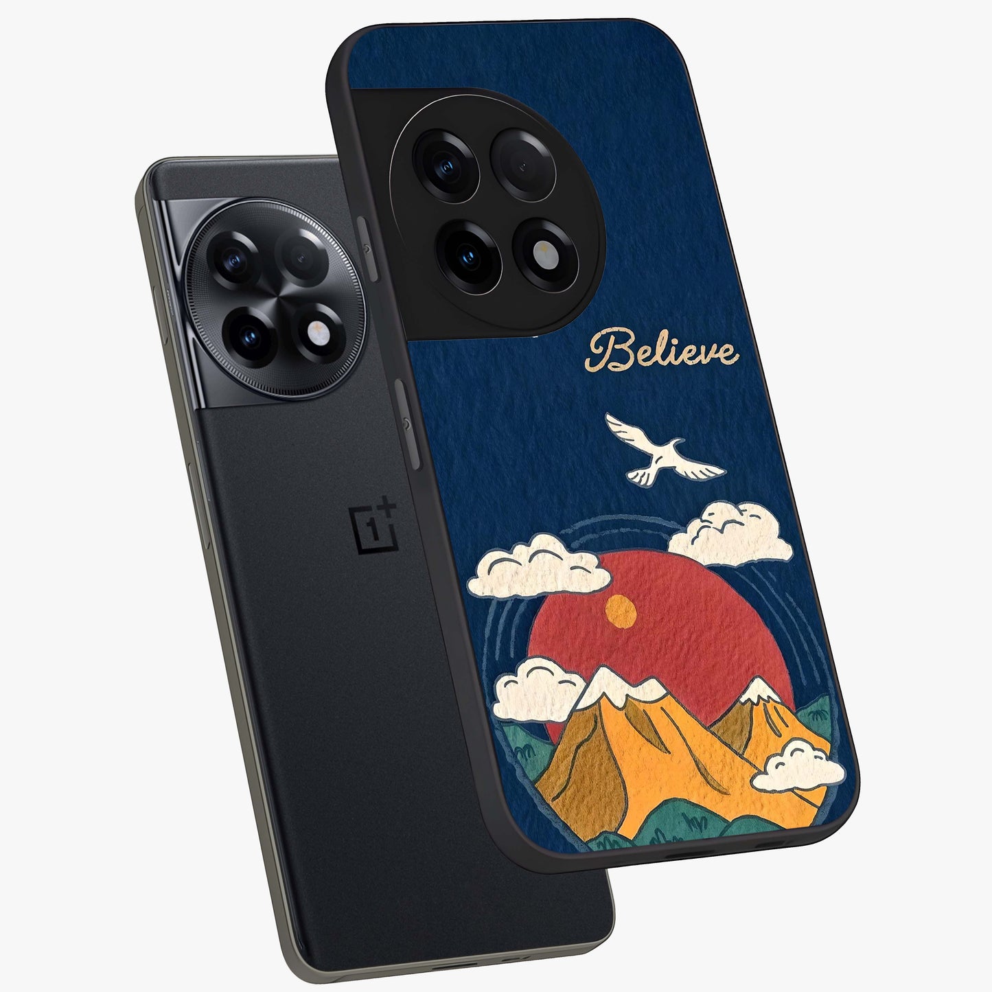 Believe Sky Escape Glass Case for OnePlus 11R |1+11R