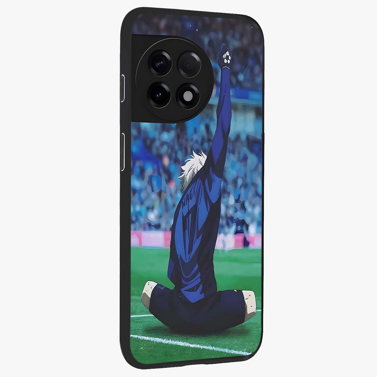 Victory Silence Anthem Glass Case for 1+11R side perspective highlighting clean textures and sleek premium build