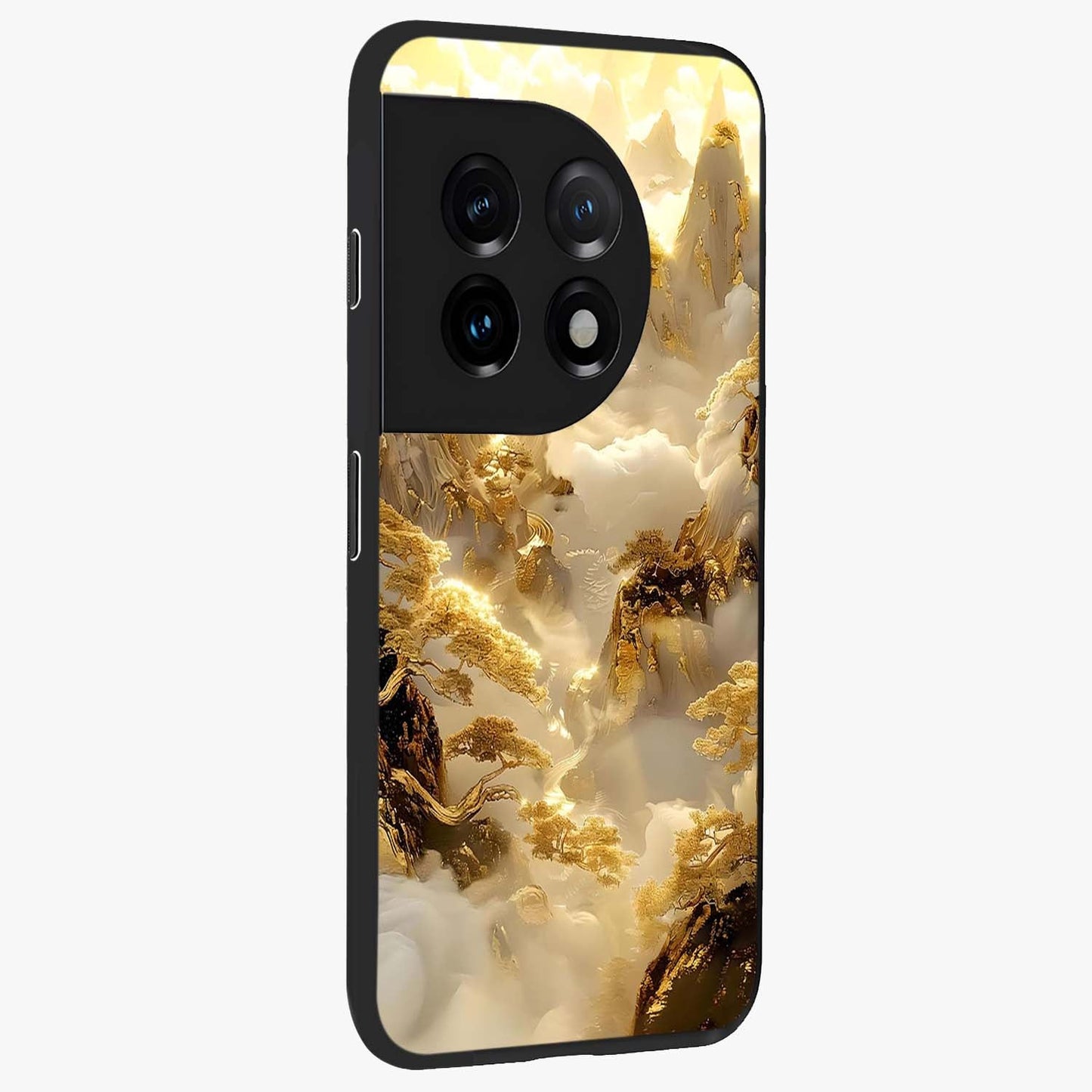 Gates of Illumination Glass Case for 1+11 side perspective highlighting intricate illumination textures and premium edges