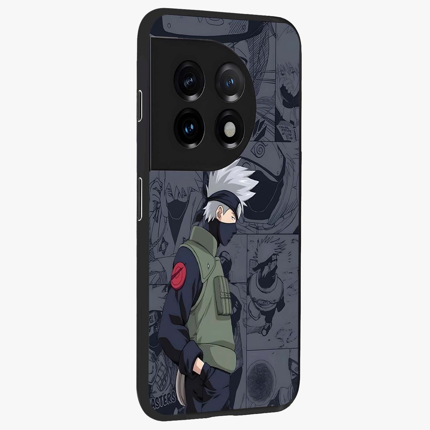 Silent Tactical Master Glass Case for 1+11 side perspective highlighting refined textures and premium edges
